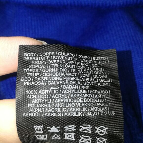 MEN HURLEY Cobalt Blue Icon Staple Knit Beanie NWT - Picture 5 of 6